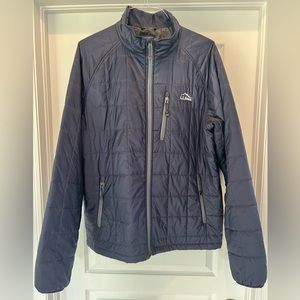 LL Bean Packaway Jacket in Navy Blue, XLT XL Tall.